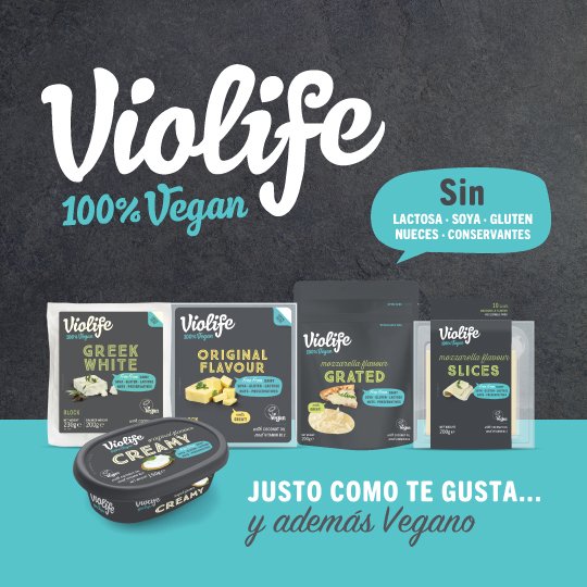 image-El queso vegano Violife se caracteriza por su sabor, es fácil de cocinar, tiene gran variedad de estilos y formatos. Somos 100% veganos: Para todos!