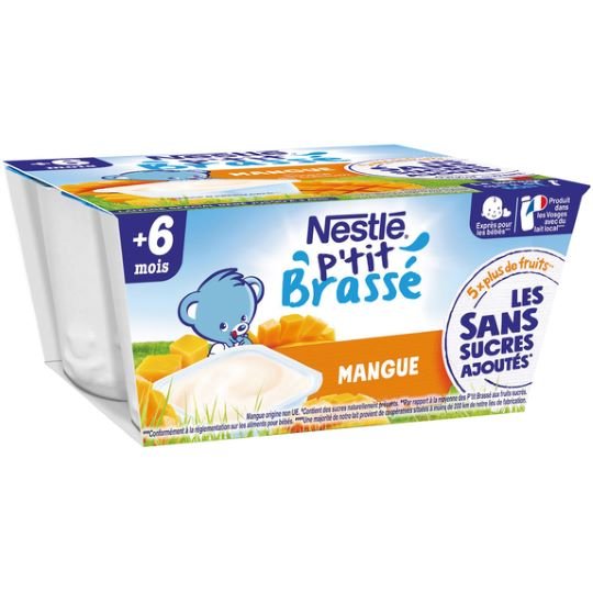 image-P'tit Brassé Mangue SSA 4x90g