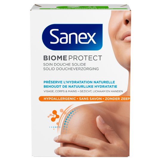 image-Sanex Soin Douche Solide BiomeProtect Hypoallergénique